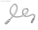Une corde � sauter